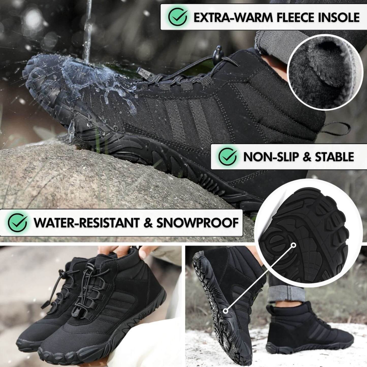 Water-Resistant Barefoot Shoes