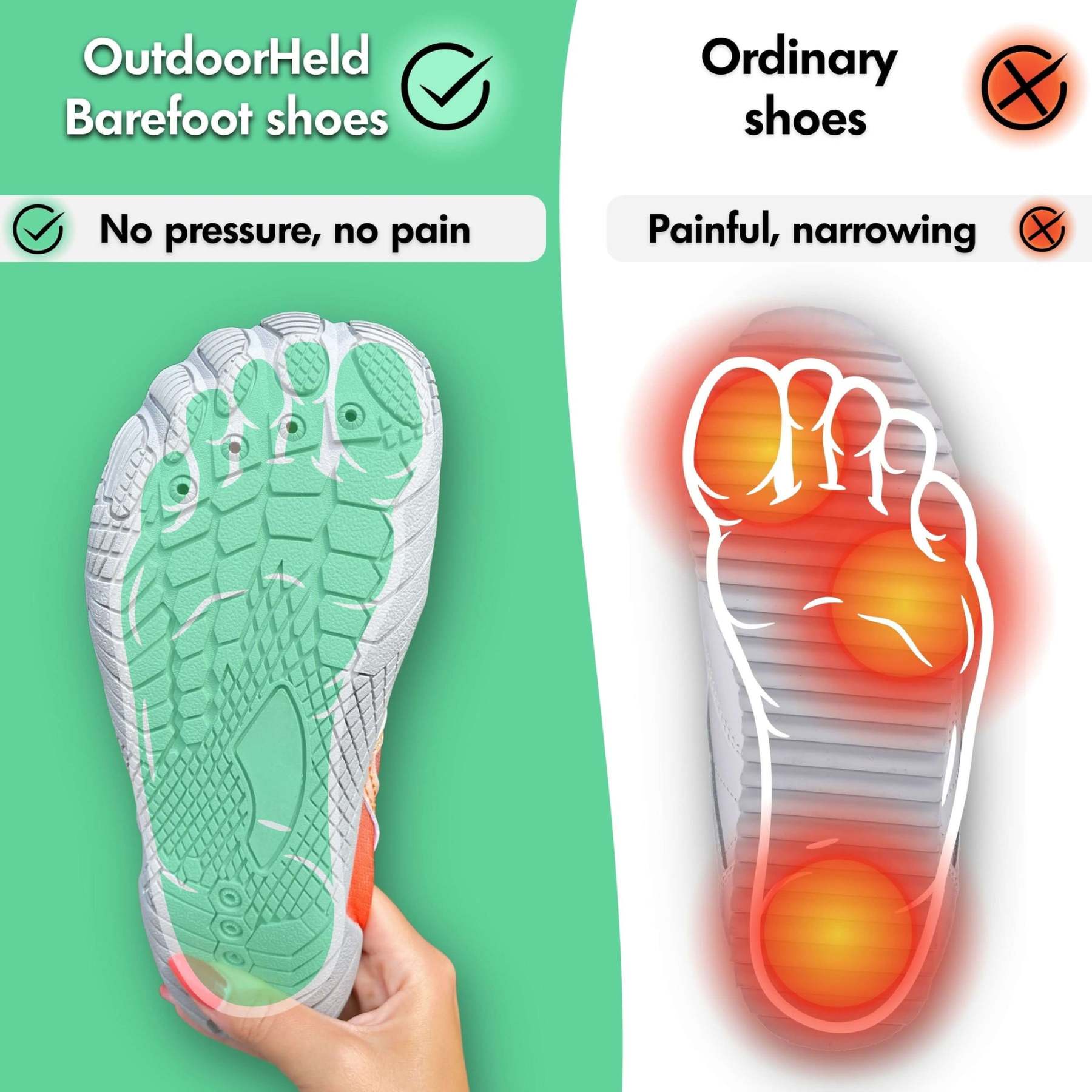 Water-Resistant Barefoot Shoes