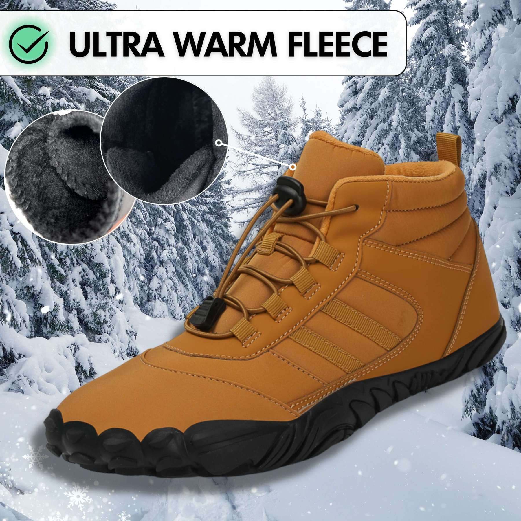 Winter Pro - Waterproof Barefoot Shoes