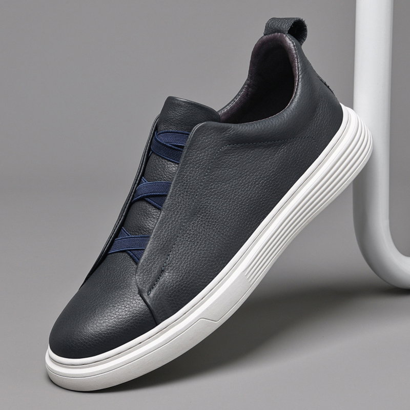 Men’s Sneakers – Genuine Italian Leather, Comfortable Fit