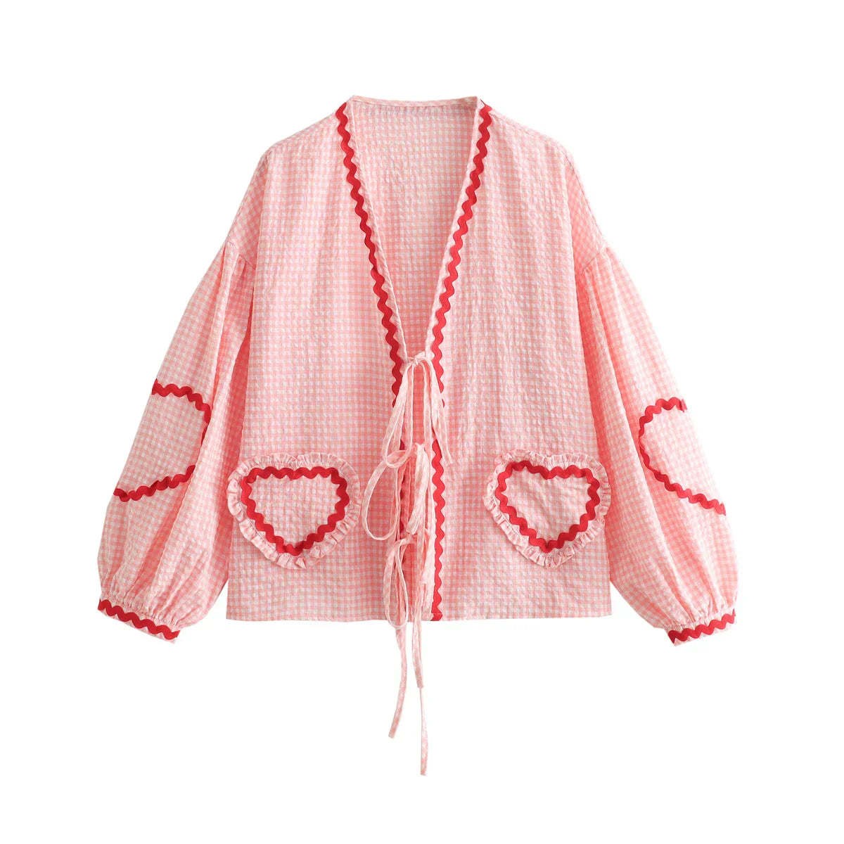 Retro Loose Heart Blouse