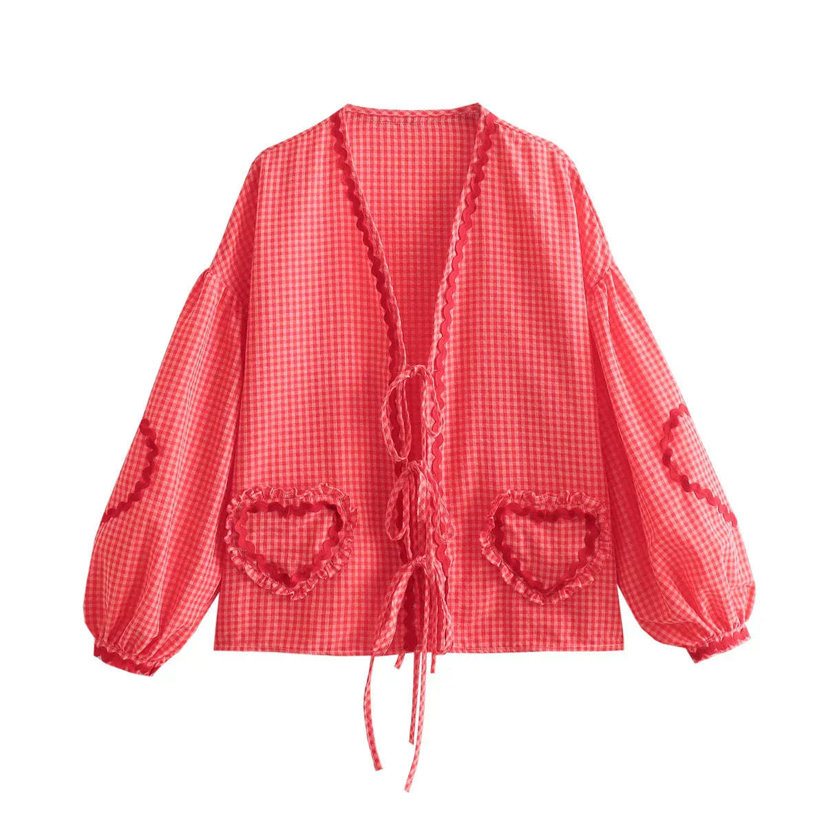 Retro Loose Heart Blouse