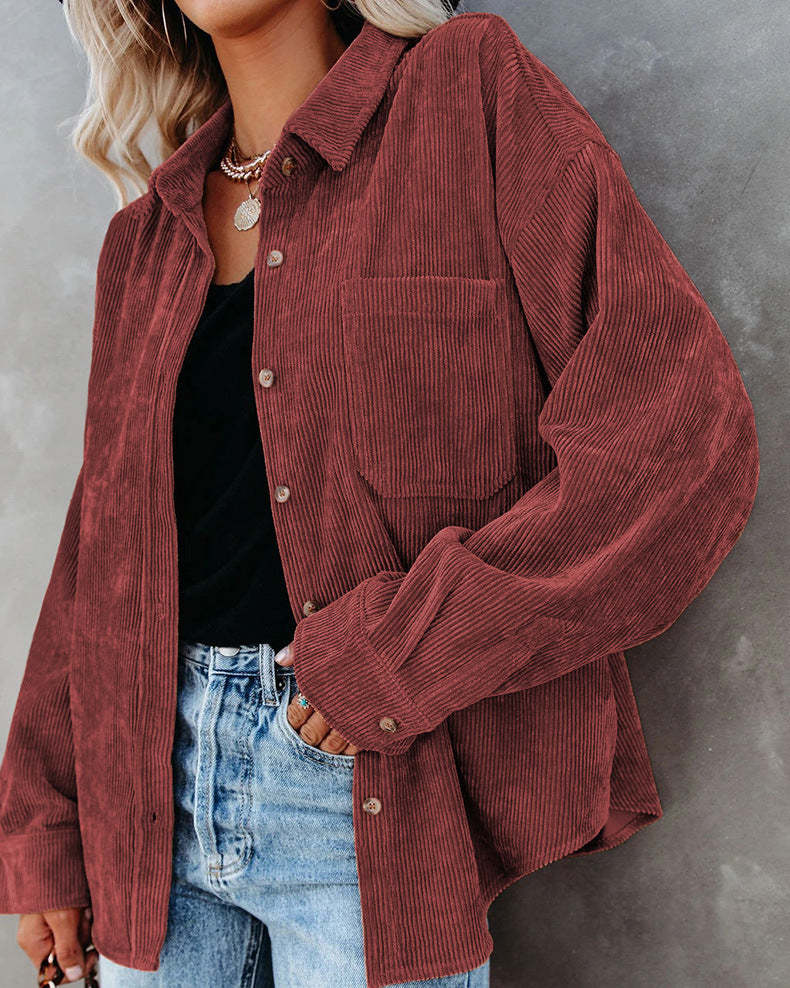 Vintage Corduroy Shirt for Women