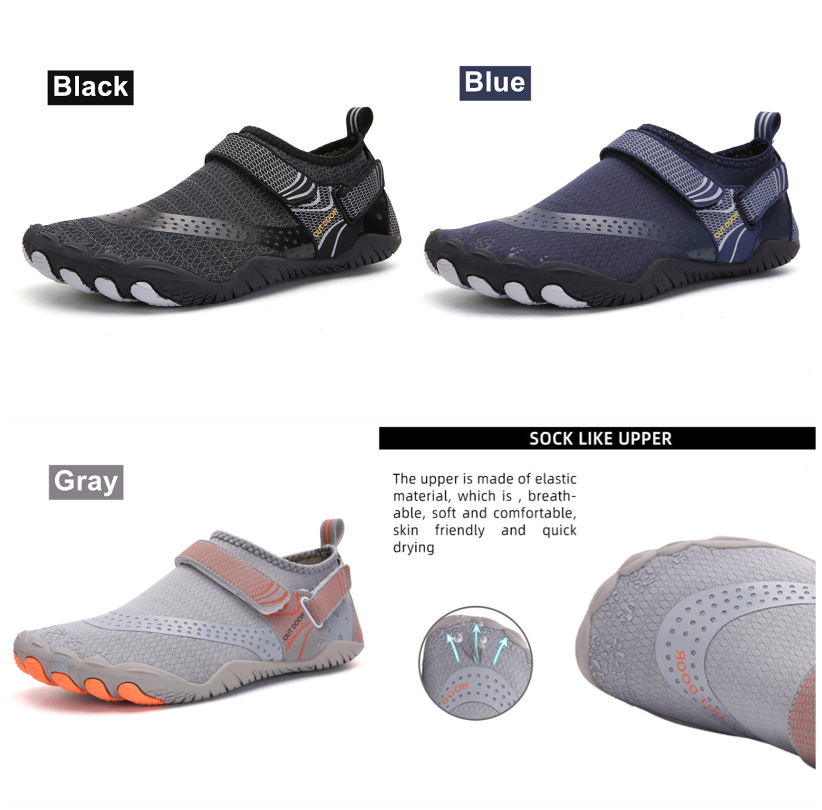 Water Shoes For Men & Women - Barefoot Non-Slip Aqua Sports Quick Dry Shoes (Unisex)