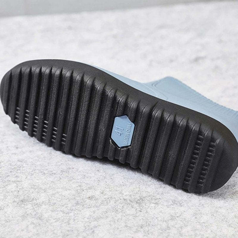 Men Rain Ankle Boots Slip-on Nonskid Orthopedic Shoes