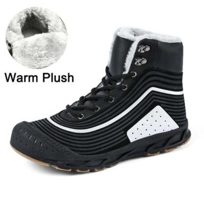 Trendy Winter Boots For Men Waterproof Fur Orthopedic Shoes