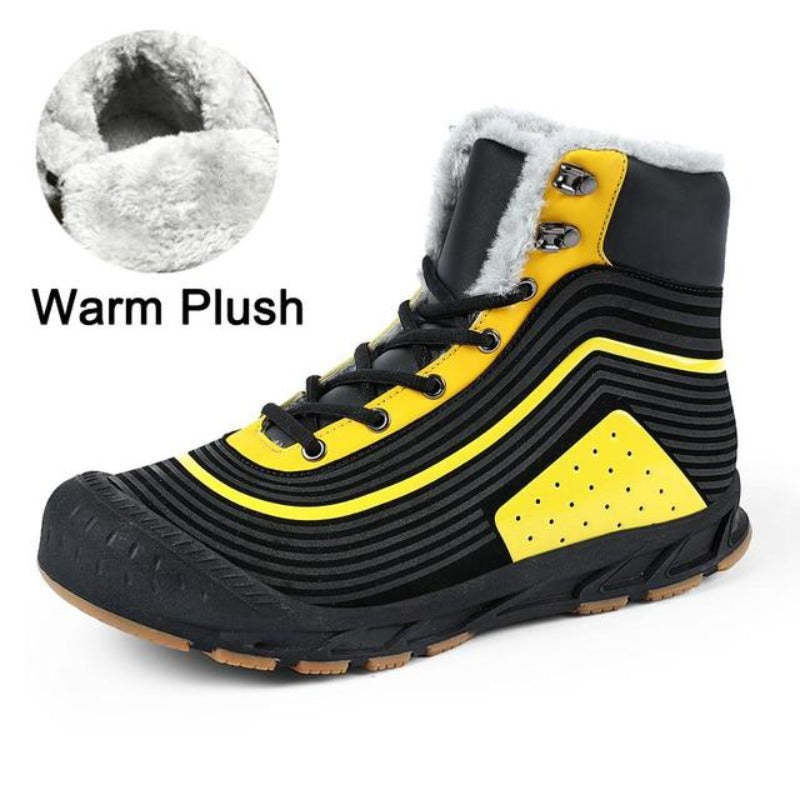 Trendy Winter Boots For Men Waterproof Fur Orthopedic Shoes