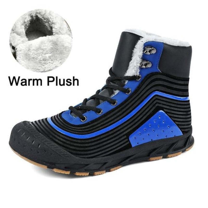 Trendy Winter Boots For Men Waterproof Fur Orthopedic Shoes