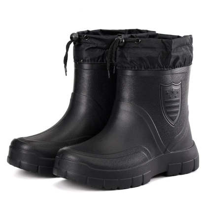 Men Snow Boots Waterproof Warm Orthopedic Shoes