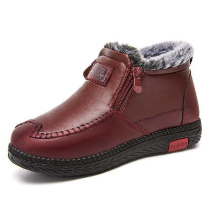 Orthopedic Women Boots Arch Support Warm Waterproof Ankle Boots