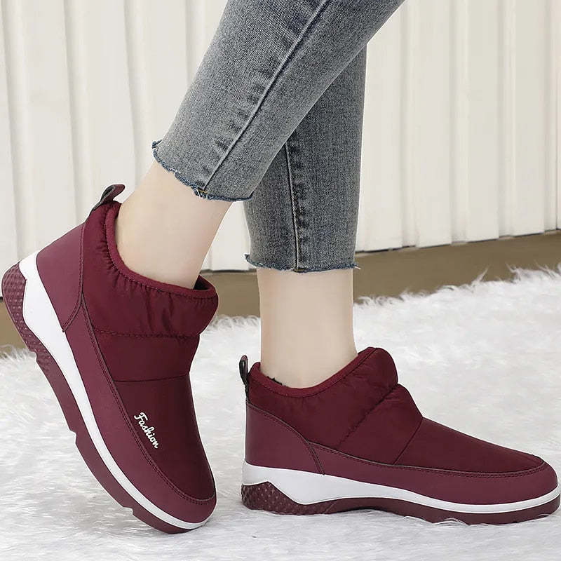 Orthopedic Women Winter Boots Waterproof Warm Soft AntiSlip Casual Ankle Boots