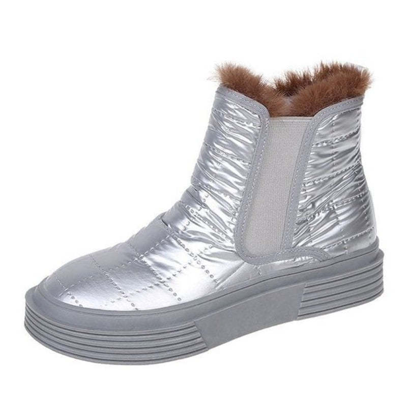 Women Orthopedic Casual Fur Ankle Boots Winter Shoes