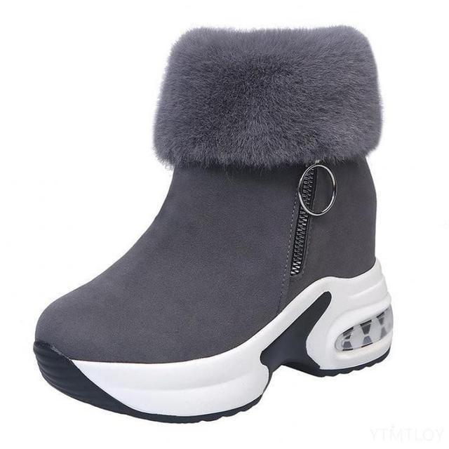 Orthopedic Boots For Women Arch Support Warm Fur Ankle Boots