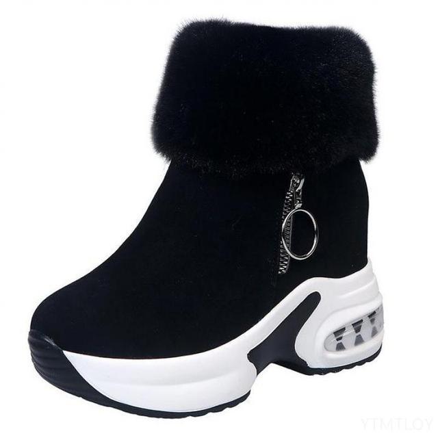 Orthopedic Boots For Women Arch Support Warm Fur Ankle Boots