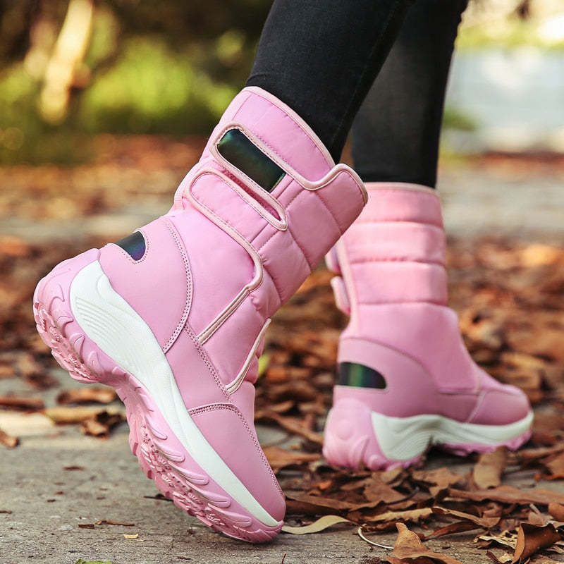 Non-Slip Waterproof Winter Ankle Snow Boots