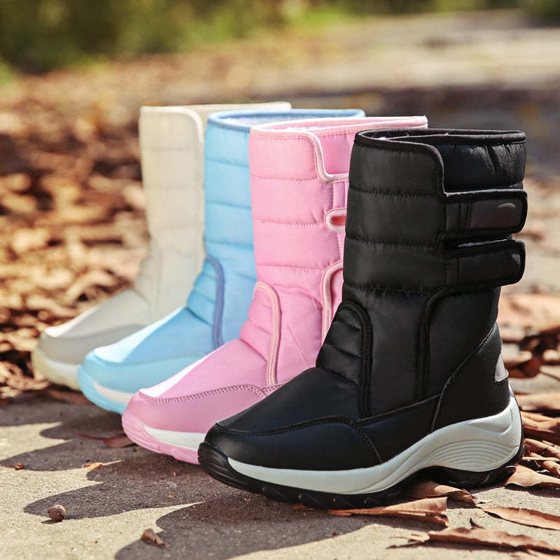 Non-Slip Waterproof Winter Ankle Snow Boots