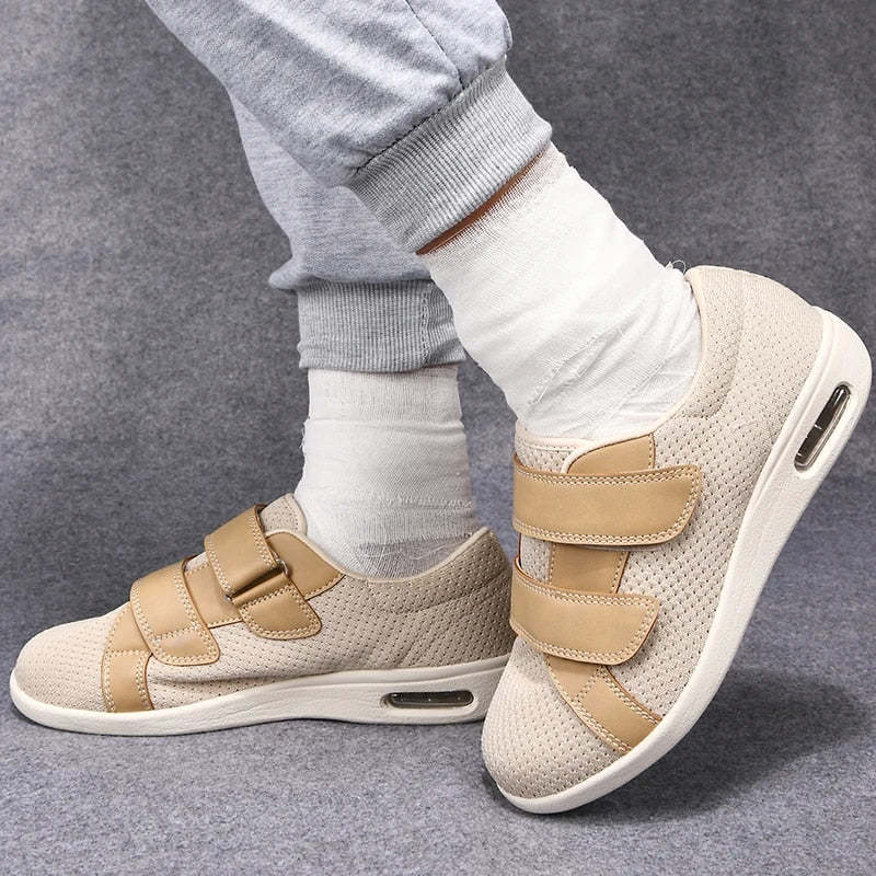 Women Orthopedic Shoes Arch Support Breathable Comfortable Adjusting Anti Slip Walking Shoes