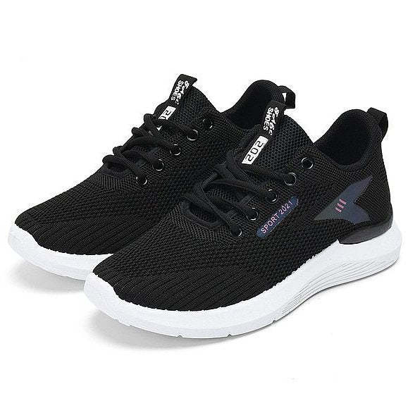 Women Platform Orthopedic Shoes Deodorization Mesh Lace-up Walking Sneakers
