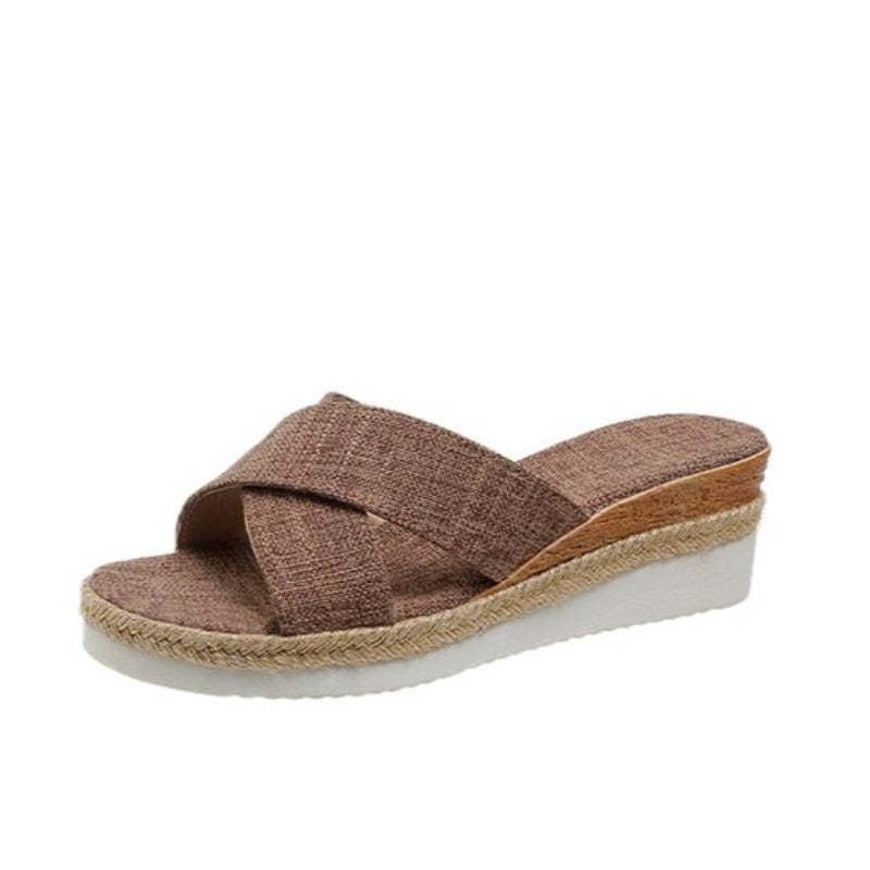 Orthopedic Women Sandal Breathable Wedge Heel Elegant Summer