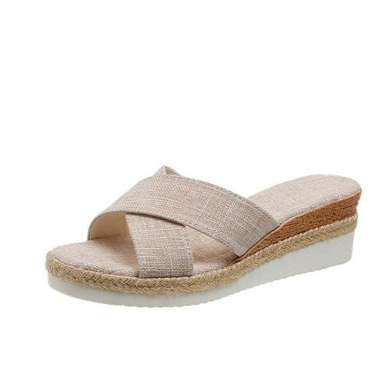 Orthopedic Women Sandal Breathable Wedge Heel Elegant Summer