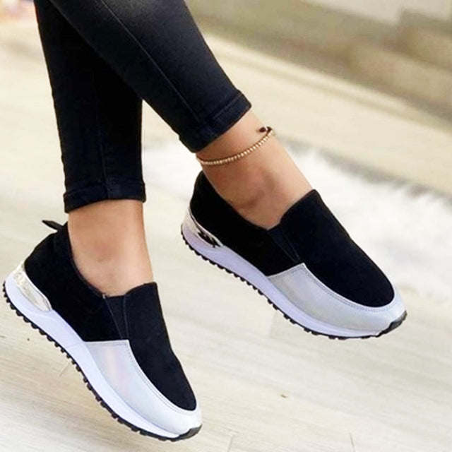 Orthopedic Shoes Women Comfy Slip-on Arch Support Round Toe Modern Fashion