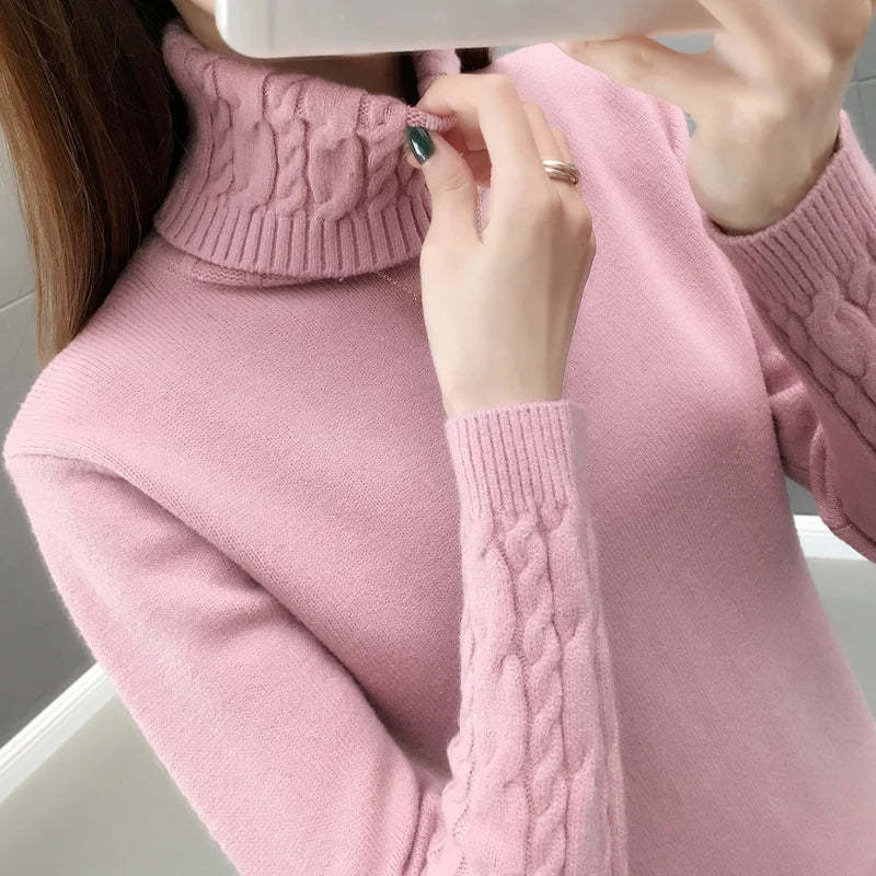 Warm Turtleneck Sweater