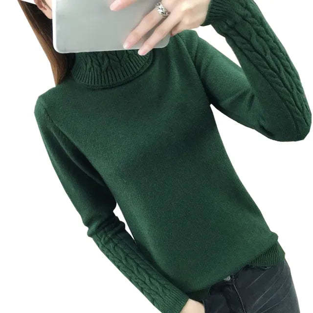 Warm Turtleneck Sweater