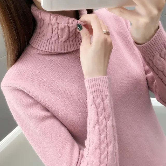 Warm Turtleneck Sweater