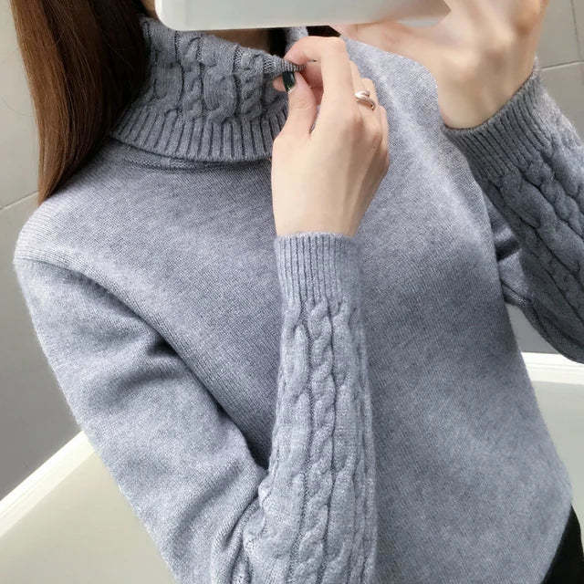 Warm Turtleneck Sweater