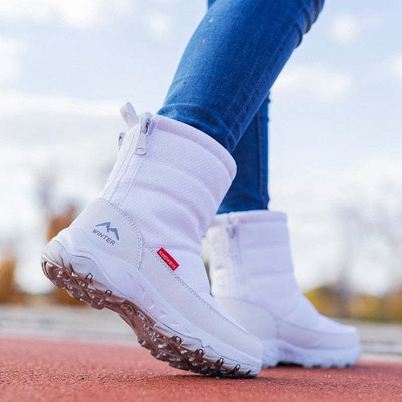 Waterproof Women Snow Boots Nonslip Plush Orthopedic Shoes