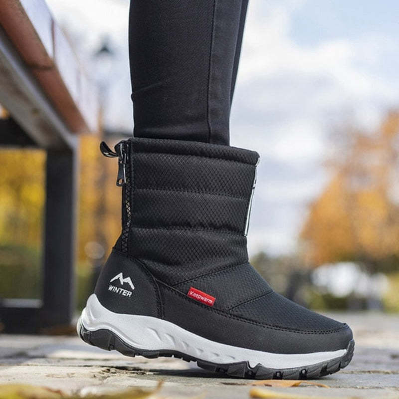 Waterproof Women Snow Boots Nonslip Plush Orthopedic Shoes