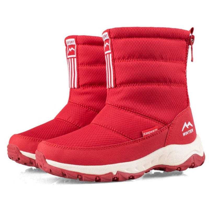 Waterproof Women Snow Boots Nonslip Plush Orthopedic Shoes