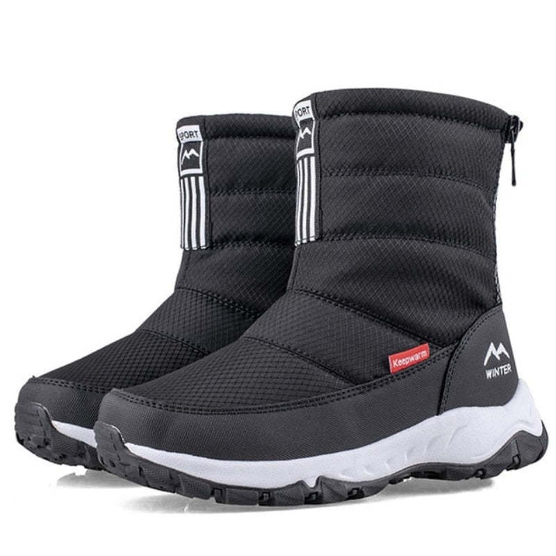 Waterproof Women Snow Boots Nonslip Plush Orthopedic Shoes