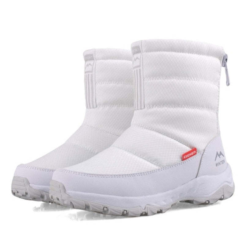 Waterproof Women Snow Boots Nonslip Plush Orthopedic Shoes
