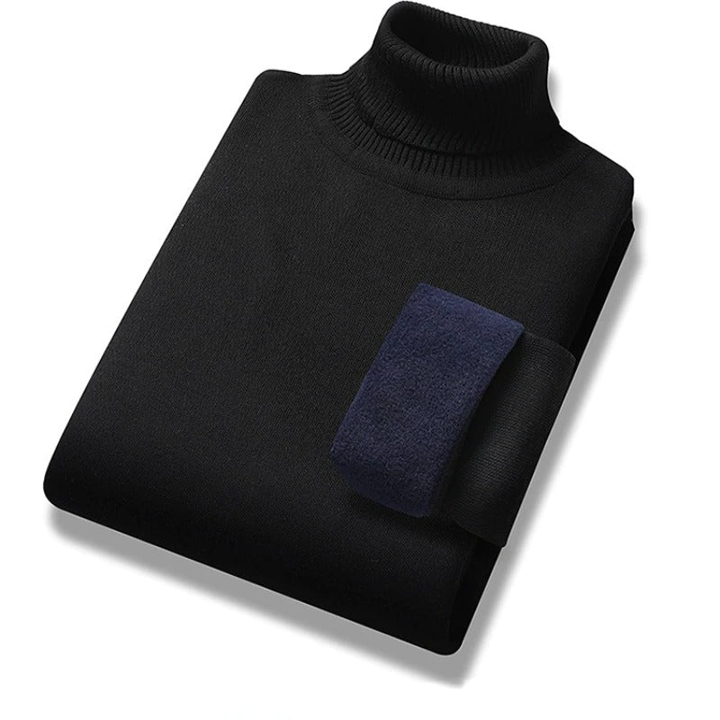 Men's Turtleneck With Teddy Lining