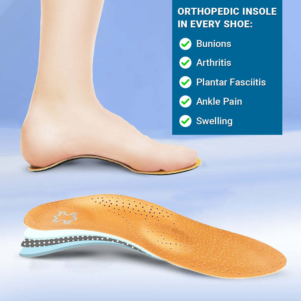 Orthopedic Women Men Shoes Arch Support Wide Toebox AntiSkid Walking Outdoor