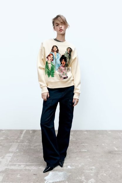 Illustrated Crewneck Sweatshirt