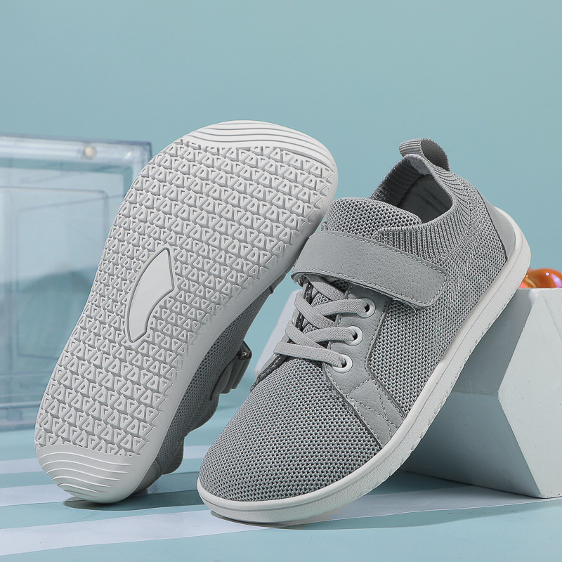 Children' Barefoot Shoes Wide Toe Box Zero Drop Walking Sneakers