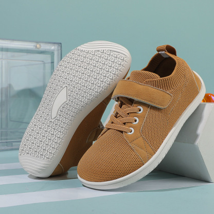 Children' Barefoot Shoes Wide Toe Box Zero Drop Walking Sneakers