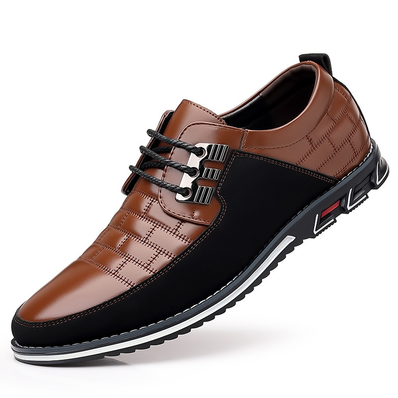 Oxford Derby Orthopedic Leather Shoes