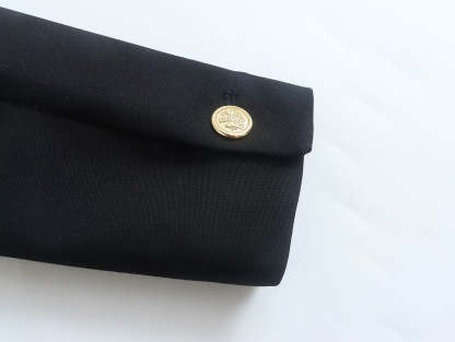 Long Ladies Blazer With Gold Button
