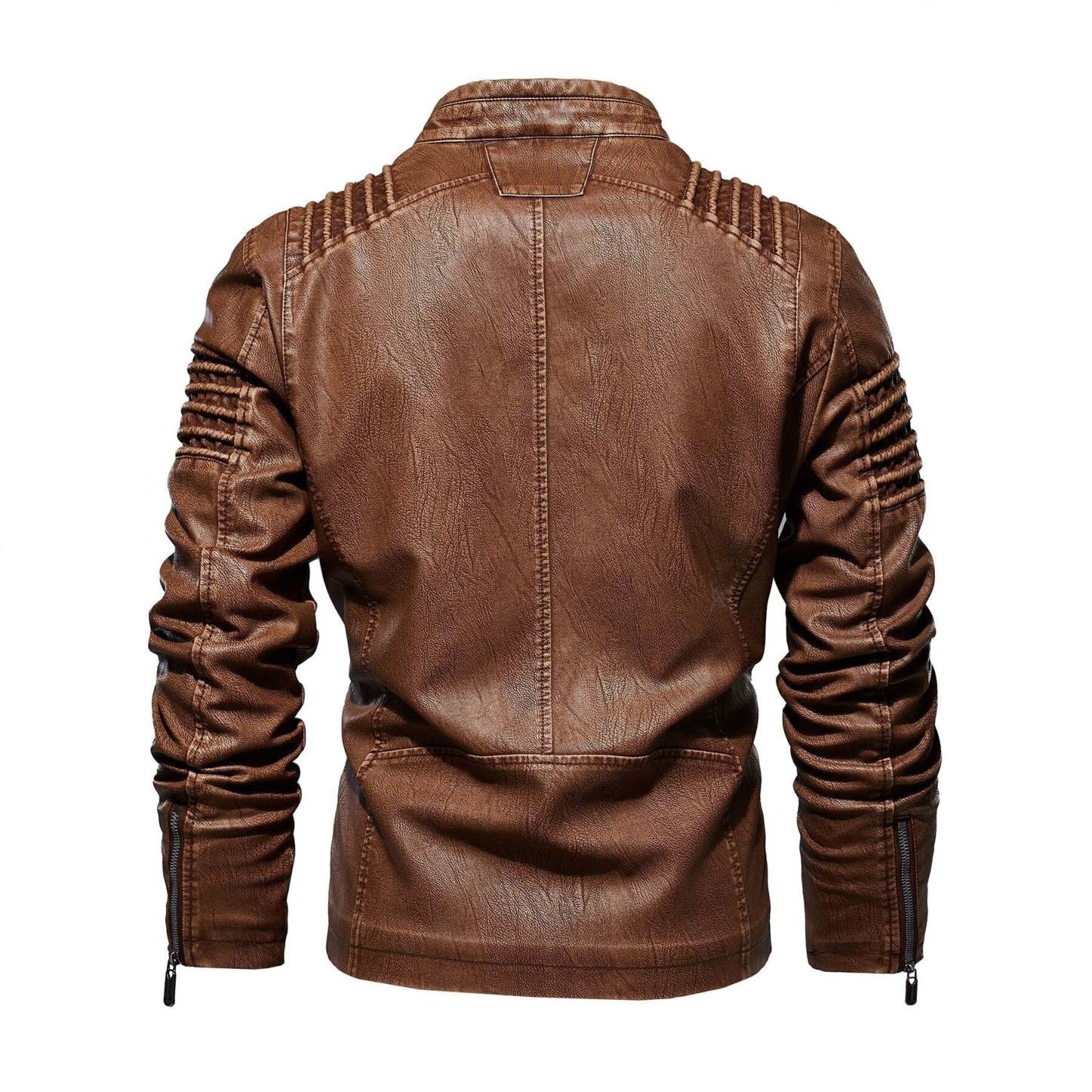 Leather Jacket With Fleece Lining
