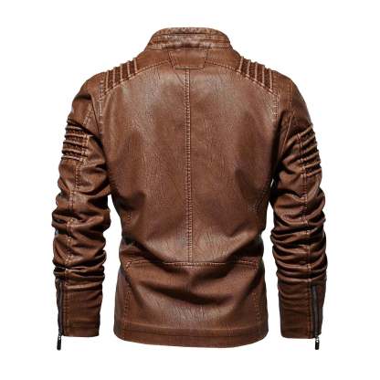 Leather Jacket With Fleece Lining