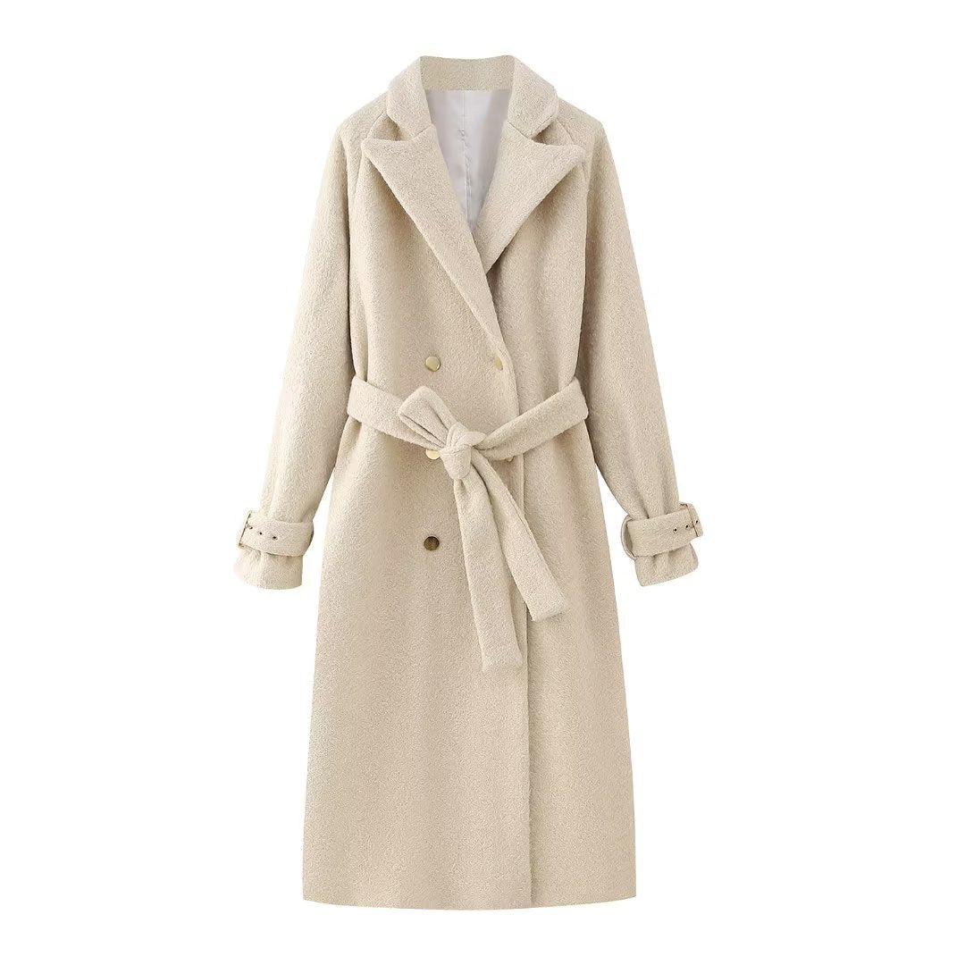 Vegan Wool Blend Coat