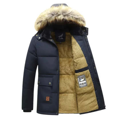 Winter Parka With Detachable Hood