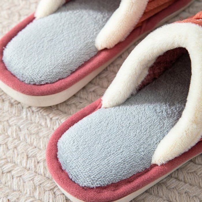 Women Cute Slippers Cushion Soft Plush Indoor Shoes