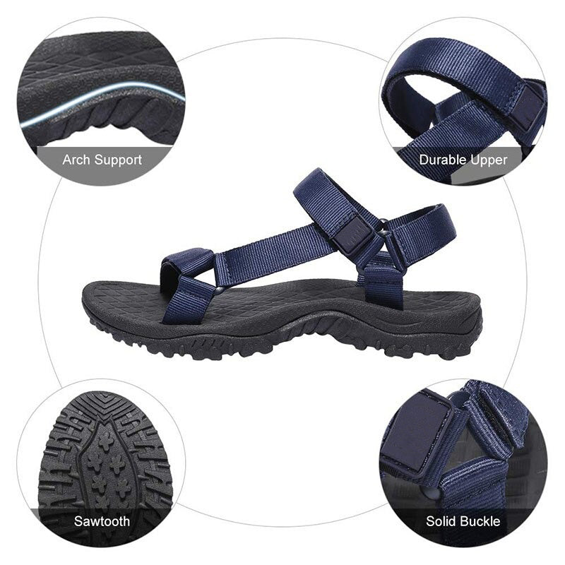 Men Orthopedic Sandals Comfortable Sports Anti-slip Outsoles