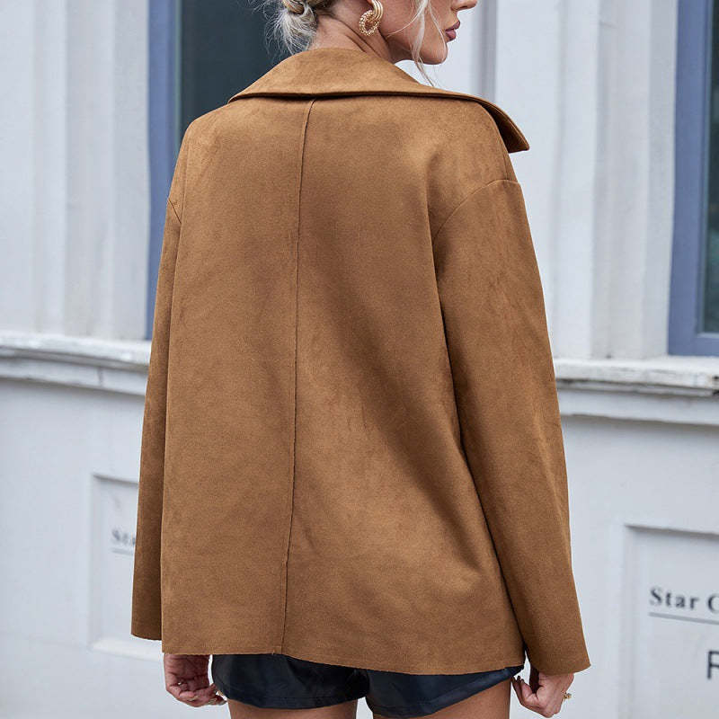 Urban Elegance Vegan Suede Jacket