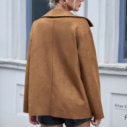 Urban Elegance Vegan Suede Jacket