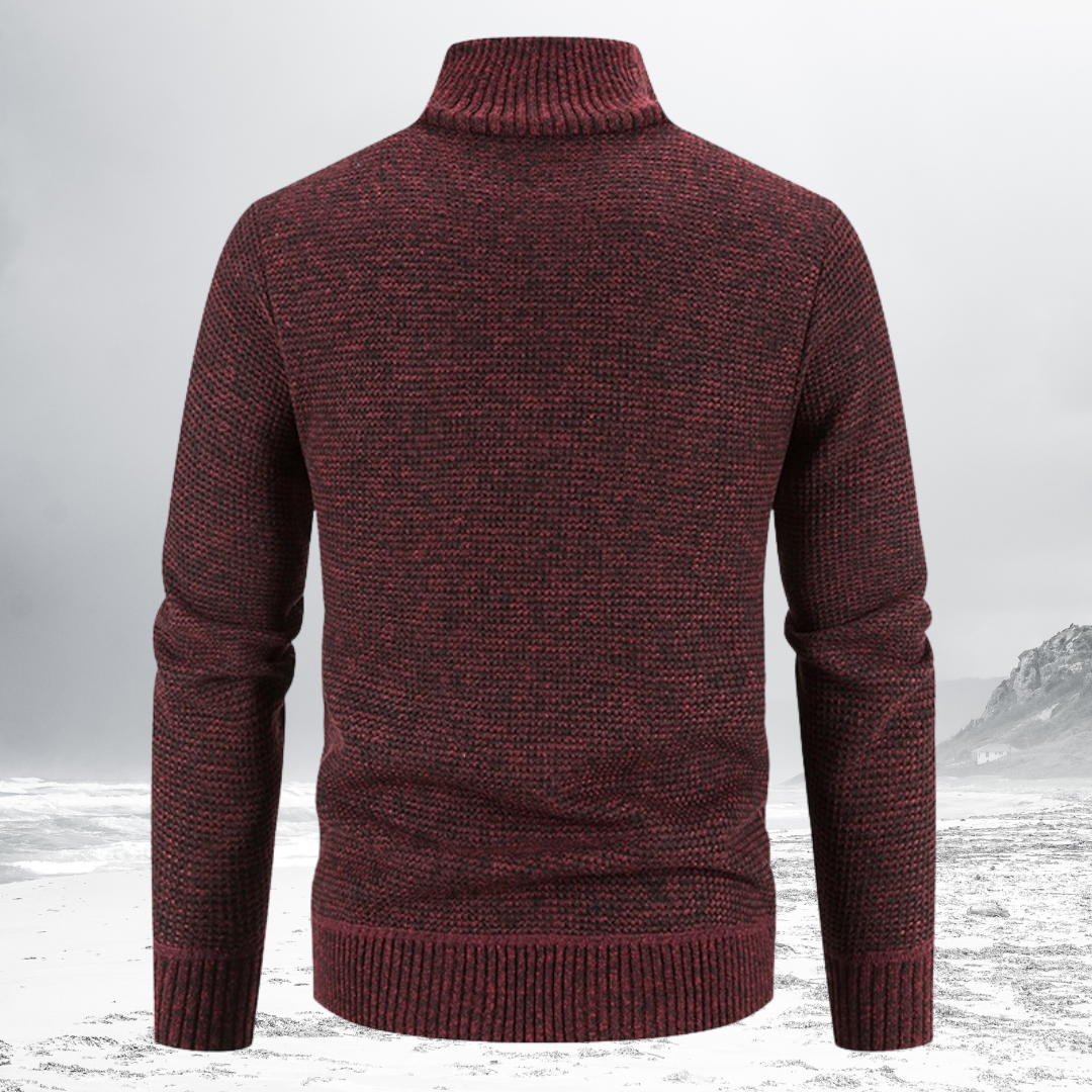  Padded Zip Sweater